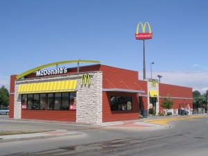 McDonald's restaurant in Miles City, Montana