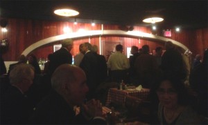 Inside the dimly lit Oyster Bar Saloon