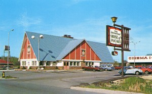 An International House of Pancakes restaurant, in S. Portland, Maine as pictured in the 1970's.