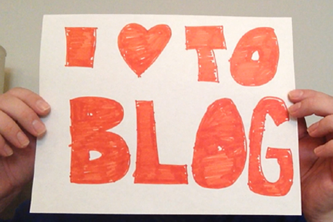 i love to blog